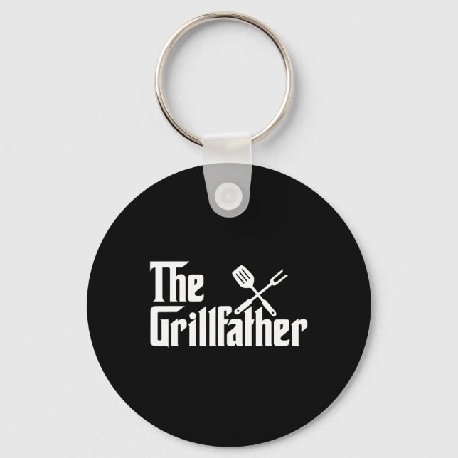 Chaveiro O Grillfather Churrasco Grelha E Churrasco Defumad (Frente)