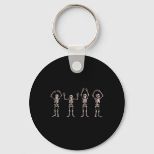 Chaveiro O-h-i-o Skeleton de Estado Lover Ohio Halloween Me