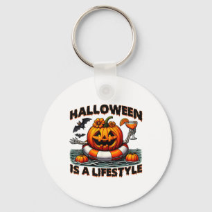 Chaveiro O Halloween É Um Dia das Bruxas Louco De Estilo De