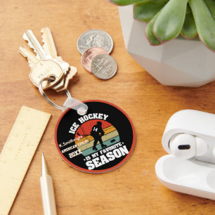Chaveiro O Hóquei no Gelo é a minha temporada favorita