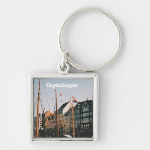 Chaveiro O icônico Nyhavn, Copenhague, Dinamarca
