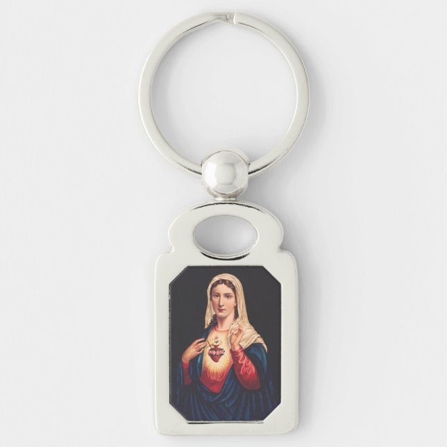 Chaveiro O Imaculado Coração de Maria (Frente)