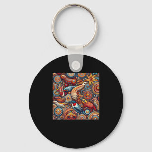 Chaveiro O Indígenas Da Arte Cultural Aboriginal Da Austrál