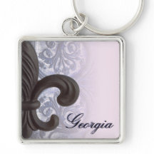 o indigo/aumentou do "Keyring superior da flor de