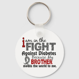 Chaveiro O irmão significa-me o mundo diabetes