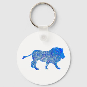 CHAVEIRO O LEÃO AZUL