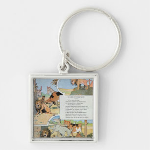 Chaveiro O leão do envelhecimento, das fábulas