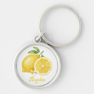 Chaveiro O limão, fruta amarela brilhante, azedo e fresco