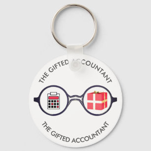 Chaveiro "O logotipo do contador dotado"