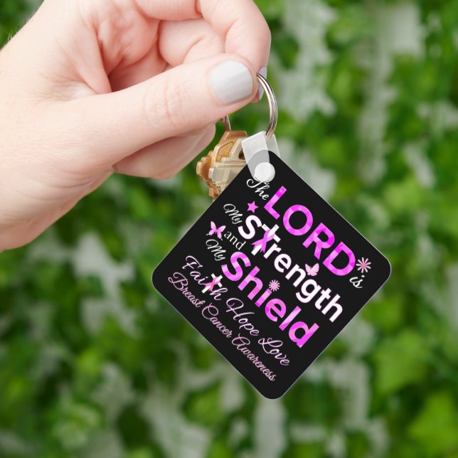 Chaveiro O LORD é a minha força (Mão)