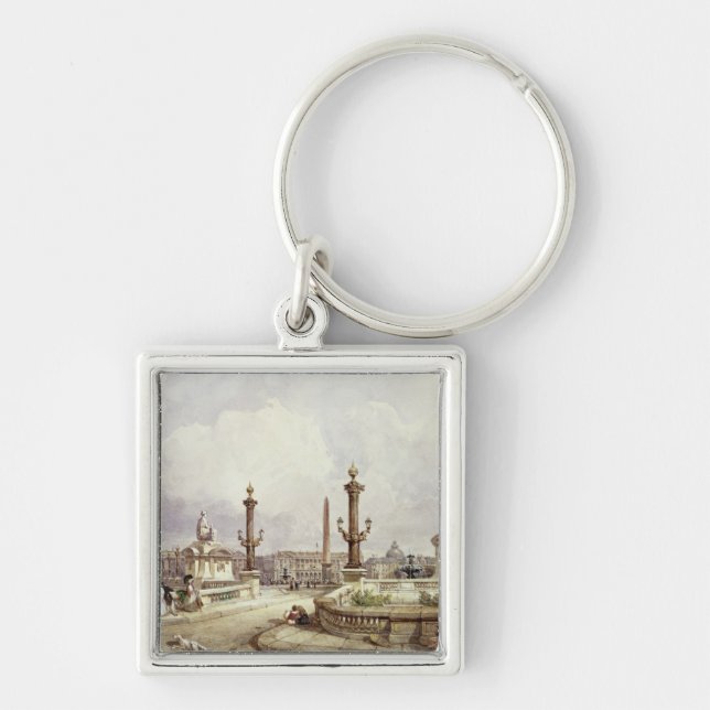 Chaveiro O lugar de la Concorde, c.1837 (Frente)