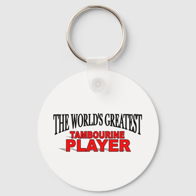 Chaveiro O Maior Jogador de Tambourine do Mundo (Frente)