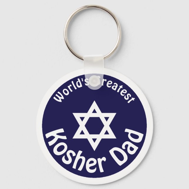 Chaveiro O maior Pai Kosher do mundo (Frente)