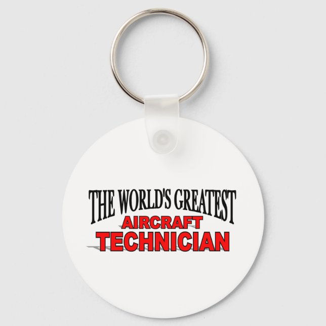 Chaveiro O maior técnico de aeronaves do mundo (Frente)