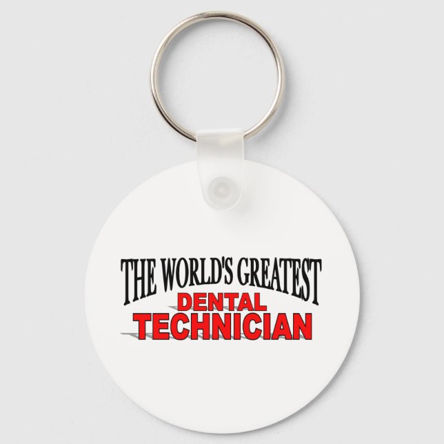 Chaveiro O maior técnico dentário do mundo (Frente)