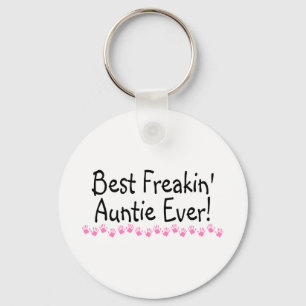 Chaveiro O melhor Auntie Cada de Freakin