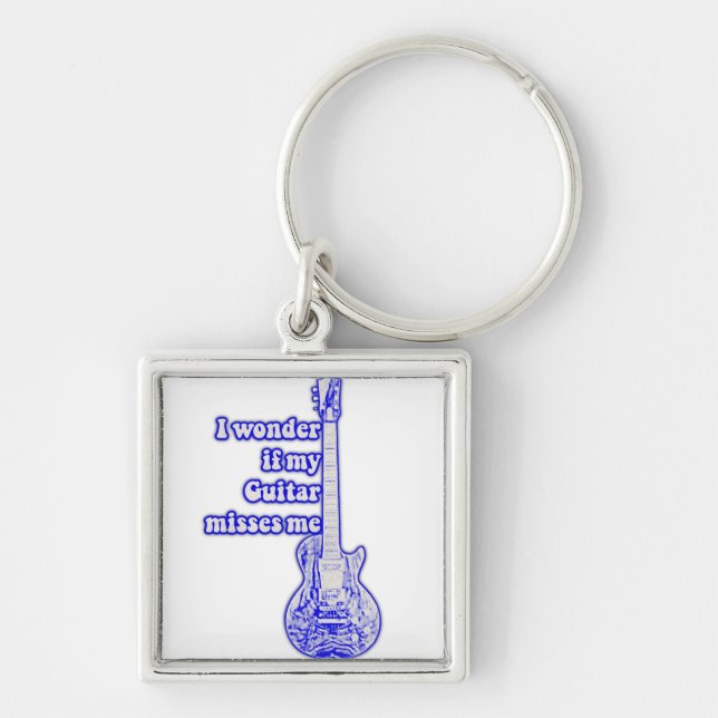 Chaveiro O melhor guitarrista do mundo. (Frente)