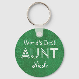 Chaveiro O melhor item personalizado de presentes verdes da