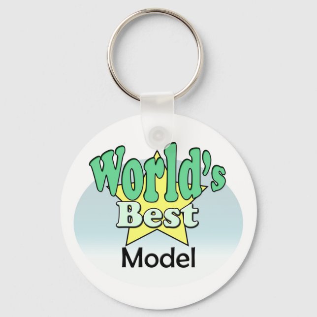 Chaveiro O melhor modelo do mundo (Frente)