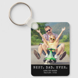 Chaveiro O MELHOR PAI NUNCA 2 Fotos Personalizadas