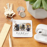 Chaveiro O Melhor Pai Nunca Guarda Foto Múltipla<br><div class="desc">Melhor Pai Nunca Guarde Múltiplos Ring de Chave Fotográfica - dia de os pais moderno e simples para presente de aniversário para um pai com 3 fotos de sua escolha com texto de script que diz "Melhor Pai Nunca" embaixo delas em letras negras. Personalize este produto adicionando 3 fotos, os...</div>