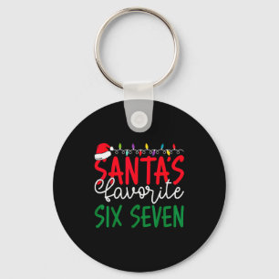 Chaveiro O Meme de Humor de Natal Seis Sete 67 Favorito do