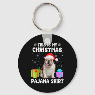Chaveiro O Meu Cachorro de Bolinho de Natal Pajama Puppy L