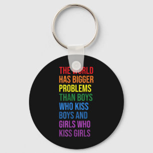 Chaveiro O Mundo Tem Problemas Maiores Mês do Orgulho Lgbtq