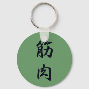 Chaveiro o músculo preto