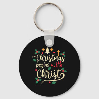Chaveiro O Natal Começa Com Cristo Dia De Natal Cristão