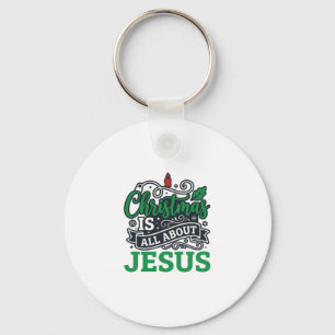 Chaveiro O Natal é Tudo Sobre o Design de Jesus