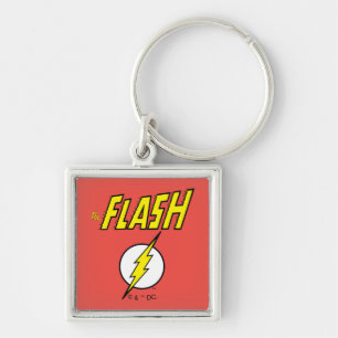 Chaveiro O Nome do Flash & Logotipo do Raio