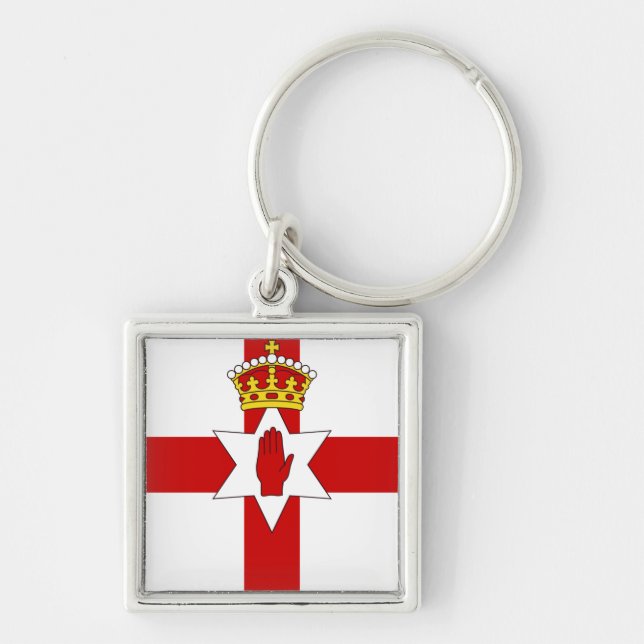 Chaveiro O Norther Ireland Ulster embandeira (Frente)