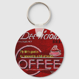 Chaveiro O objetivo da minha vida é "chegar a uma colina de