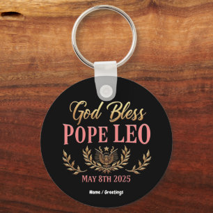 Chaveiro O Papa deus abençoe Leo Celebra Novo Papa 8 de mai