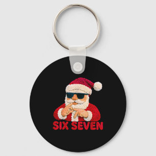 Chaveiro O Papai Noel Diz Seis Sete - 6 7 Meme Latch Gancho