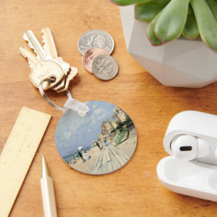 Chaveiro O passeio em Trouville por Claude Monet