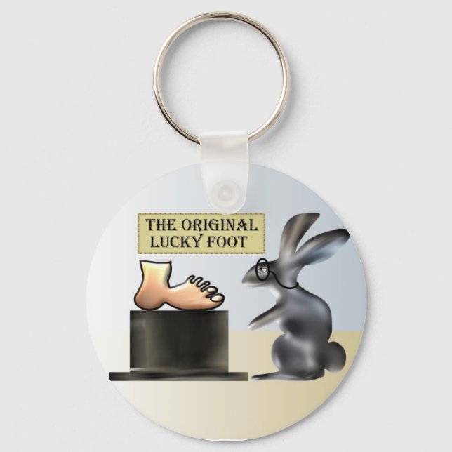 Chaveiro O pé de sorte de Anjo Lafin (Frente)