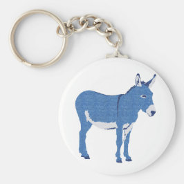 Chaveiro O pequeno Eddie Donkey não é muito azul