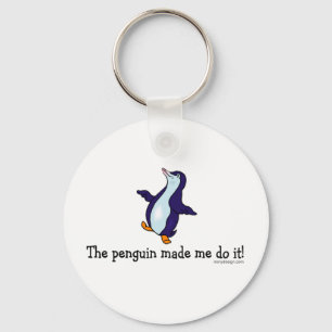 Chaveiro O Pinguim Me Fez Fazer Isso!