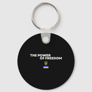 Chaveiro O Poder do Símbolo da Bandeira Ucraniana Tridente