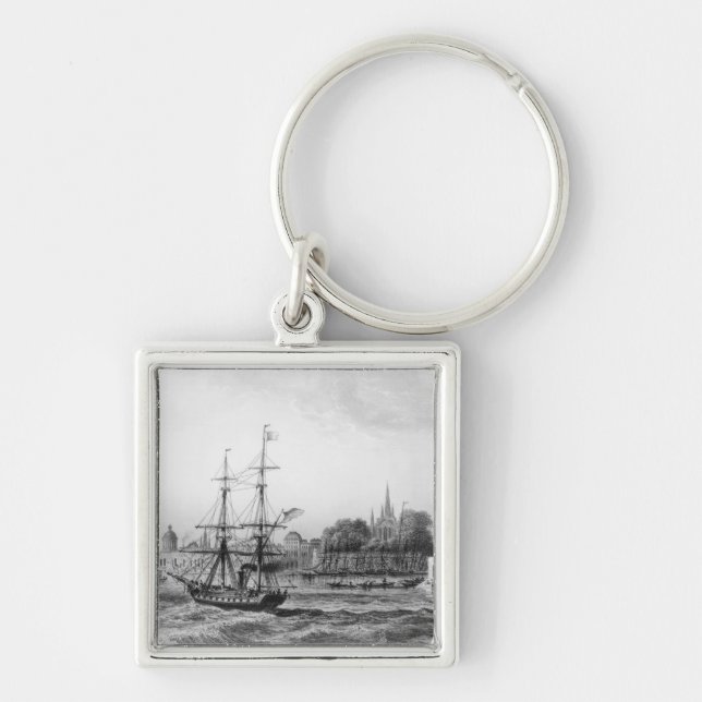 Chaveiro O porto de Nova Orleães (Frente)