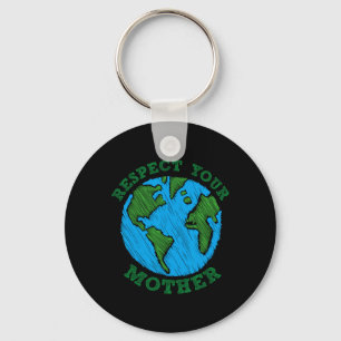 Chaveiro O Presente Do Dia Da Terra Respeite A Sua Mãe Natu