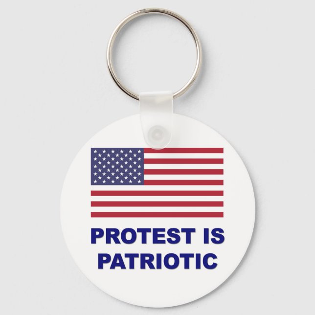 Chaveiro O protesto é Patriótico (Frente)
