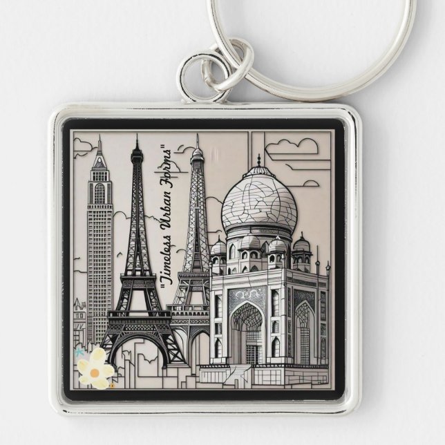 Chaveiro "O Quadro da Cidade" (Frente)