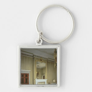 Chaveiro O quarto com lareira projetou por Adam, c.1776