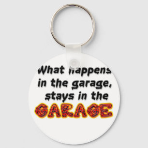 Chaveiro O que acontece nas estadas da garagem na garagem
