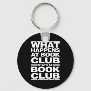 Chaveiro O que acontece no clube do livro leitor engraçado