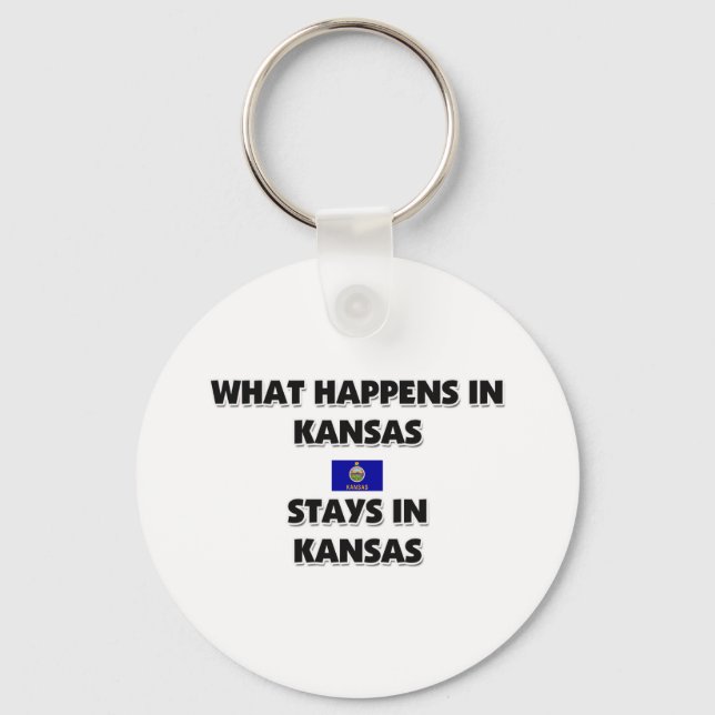 Chaveiro O Que Acontece No KANSAS Fica Lá (Frente)