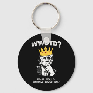 Chaveiro O Que Donald Trump Faria Wwdtd Engraçado President